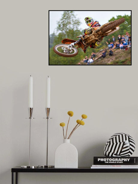 Tony Cairoli Whip Look - Maggiora MX Opening Poster och Canvastavla