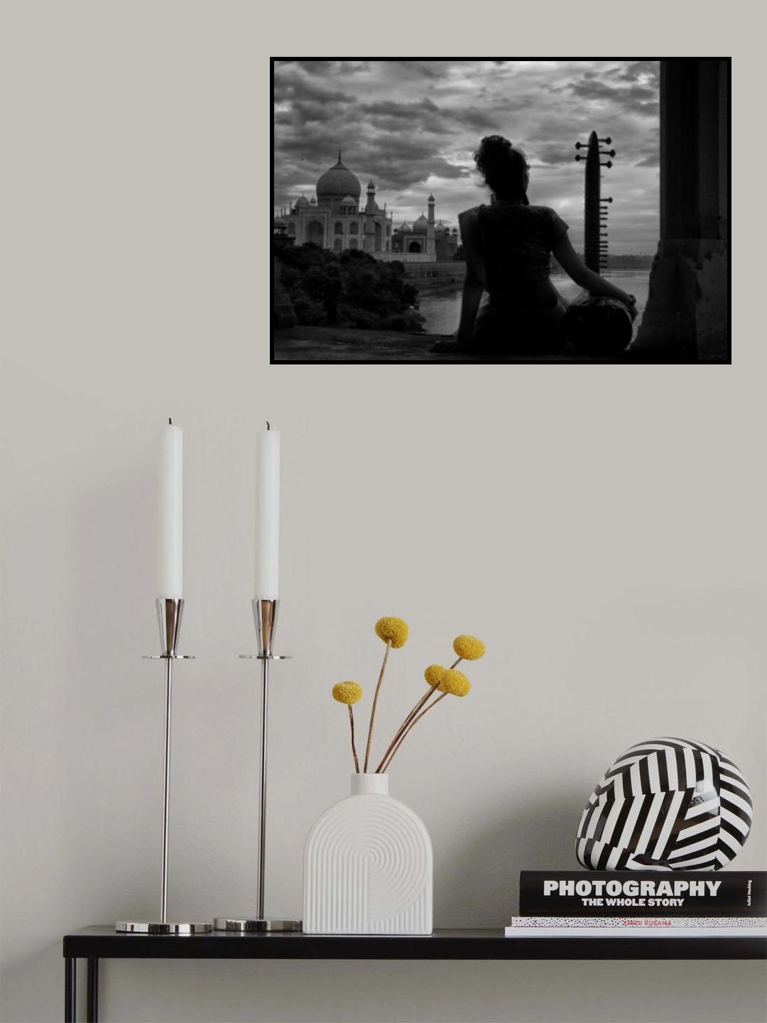 Lady and Taj I Poster och Canvastavla