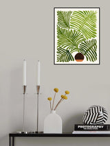 Summer Fern 4x5 Poster och Canvastavla