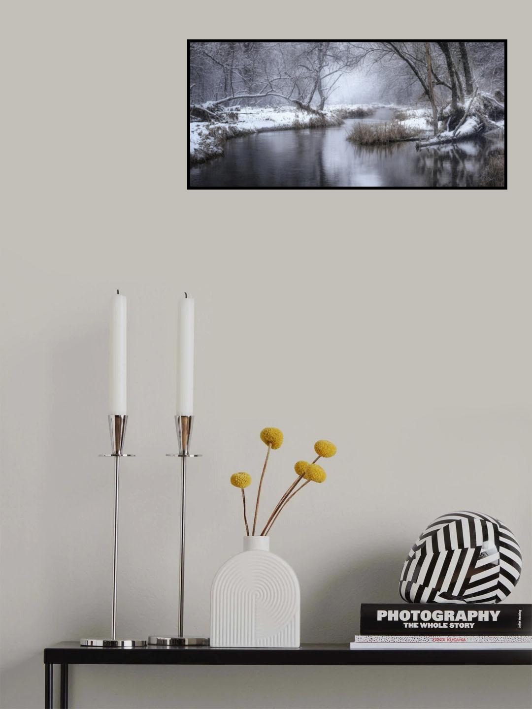 Winter Creek Poster och Canvastavla
