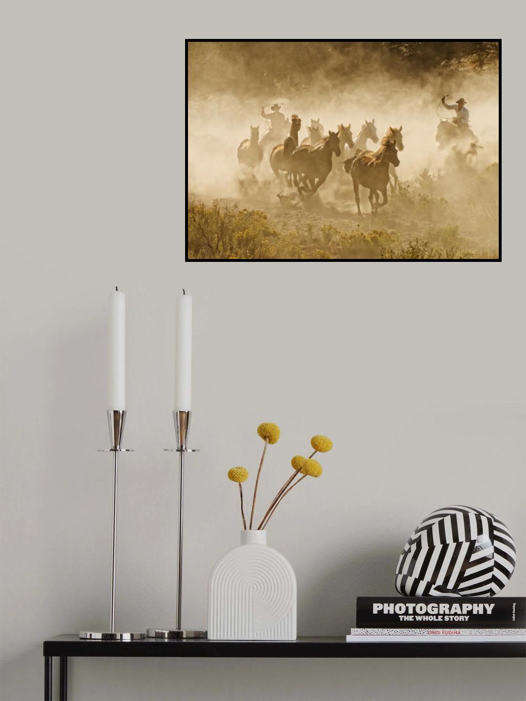 Tending the Herd Poster och Canvastavla