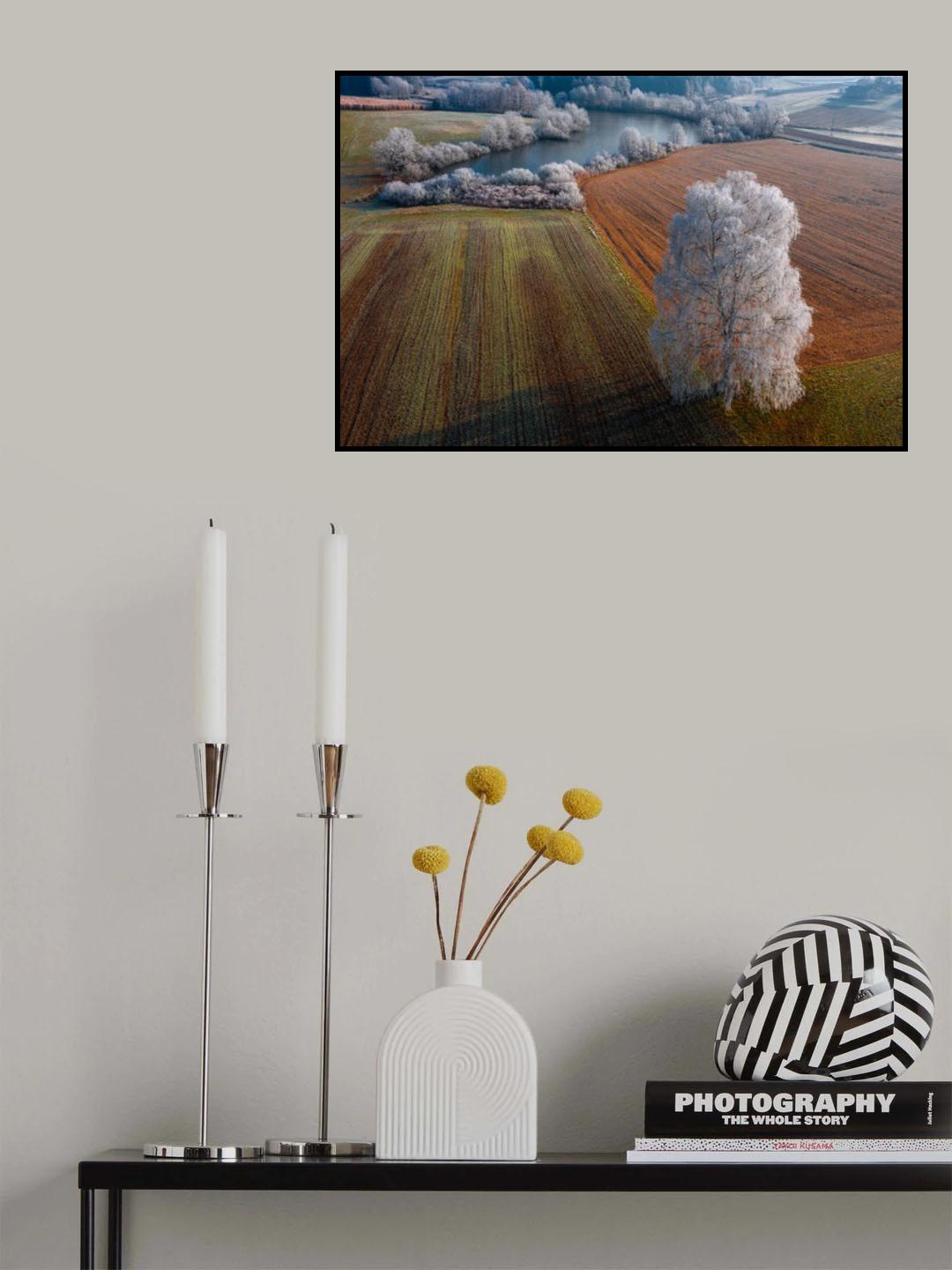 Winter idyll Poster och Canvastavla