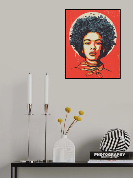 Flower power Poster och Canvastavla
