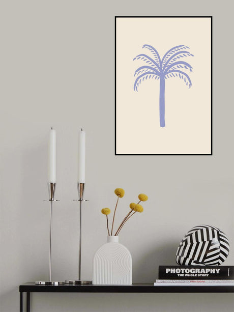 Lilac Palm Poster och Canvastavla