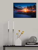 Winter Lights Poster och Canvastavla