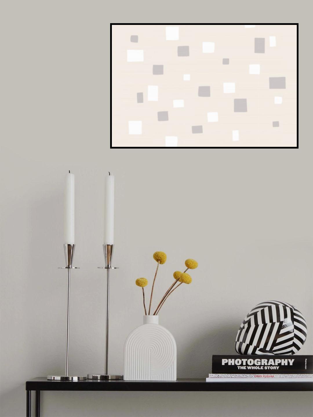 Abstract Squares Poster och Canvastavla