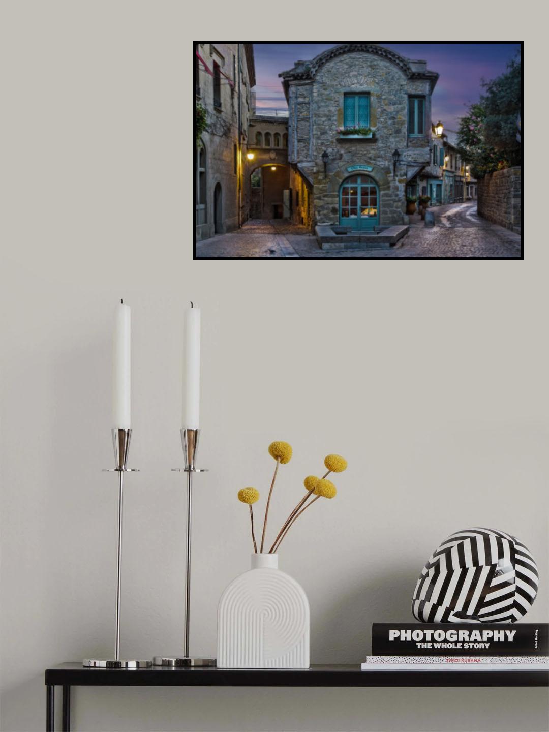Carcassonne Chez Saskia Poster och Canvastavla