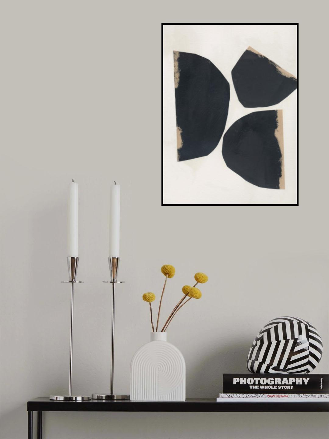Organic Shapes 1 Poster och Canvastavla