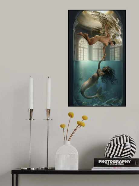 the Angel and the Mermaid Poster och Canvastavla