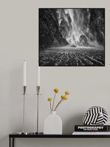 Milford Sound Waterfalls Poster och Canvastavla