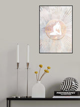 Sun Boho Yoga Marble 2 Poster och Canvastavla