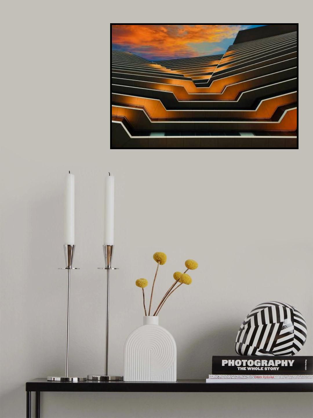 Sunset - Tel Aviv Poster och Canvastavla