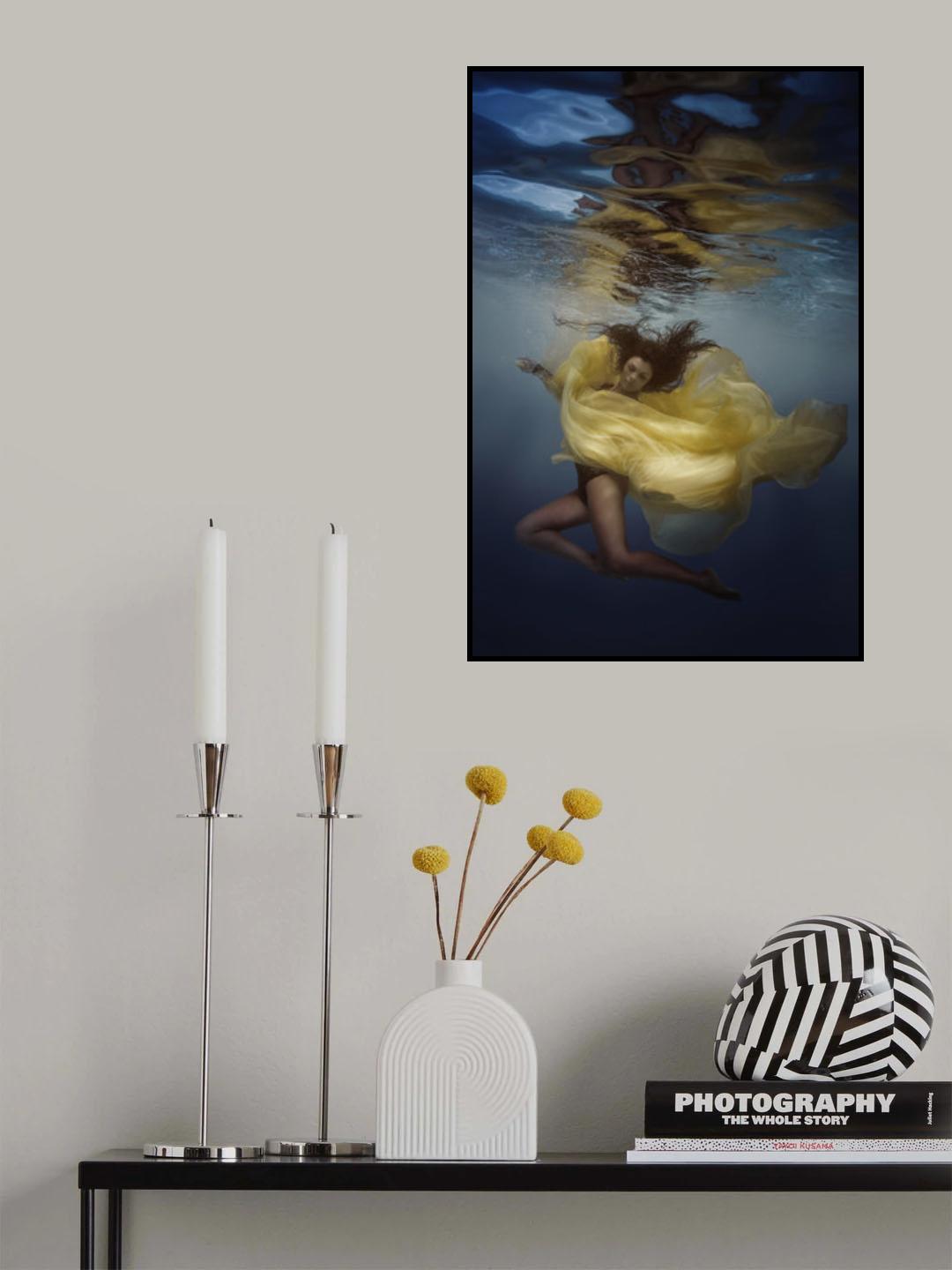 Underwater Lily Poster och Canvastavla