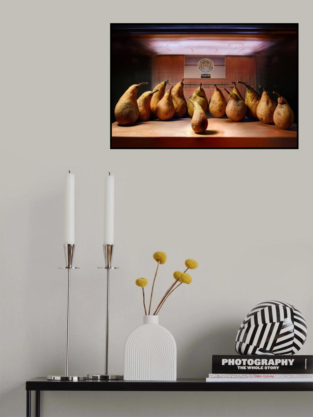 Judged By A Jury Of Your Pears Poster och Canvastavla
