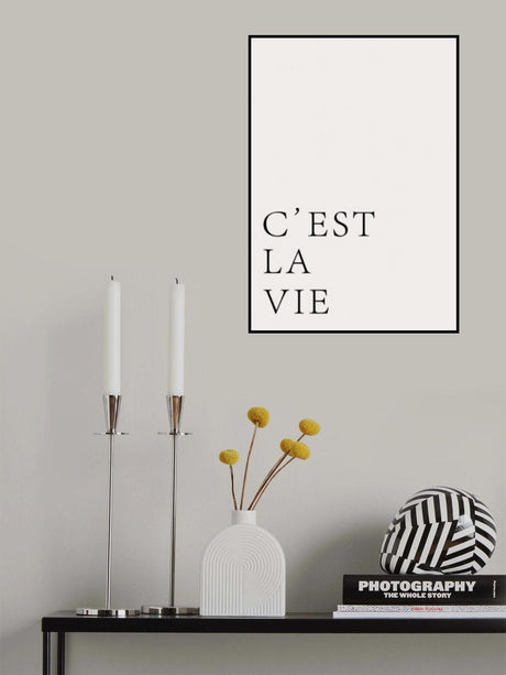 C'est La Vie Poster och Canvastavla