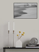 winter lake surface Poster och Canvastavla