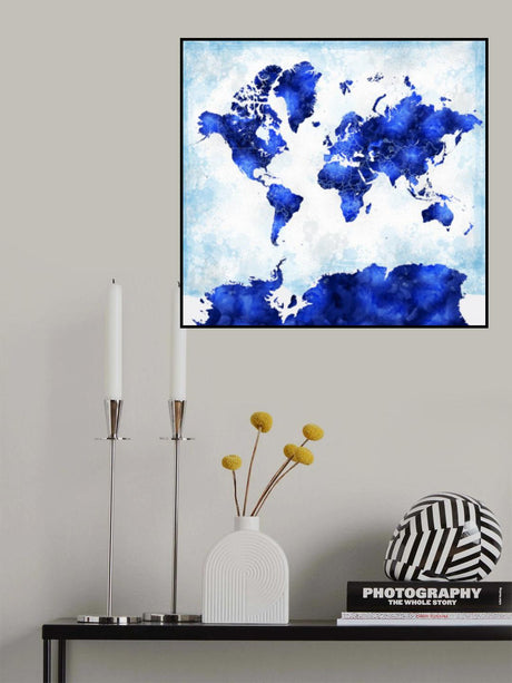Georgino world map Poster och Canvastavla