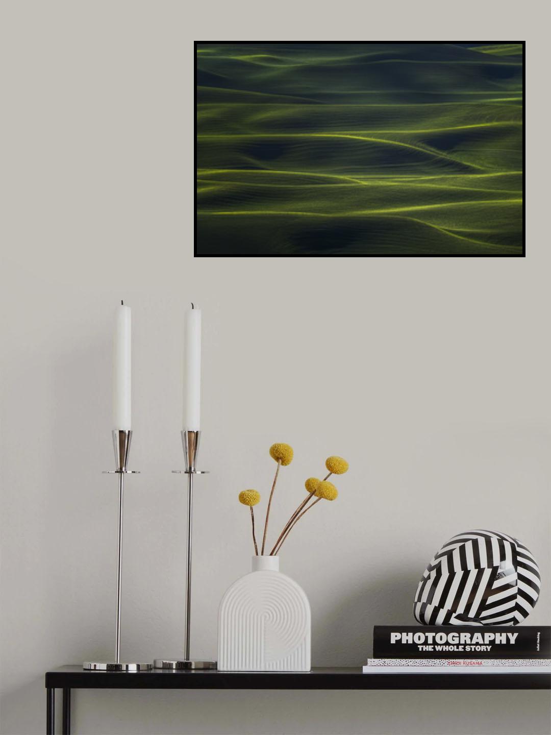 Wavy Land Poster och Canvastavla