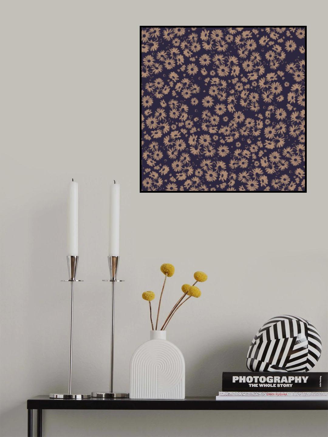Flowers At Dawn Nº2 Poster och Canvastavla