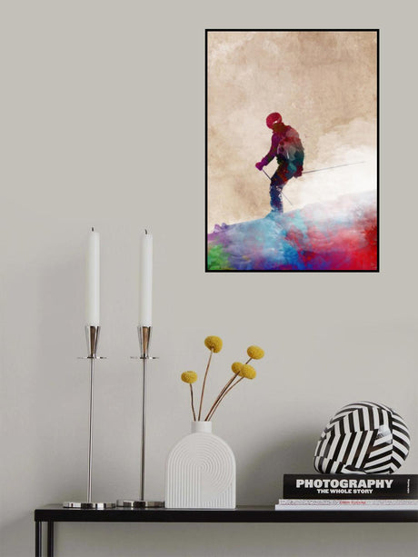 Ski Sport Art 2 Poster och Canvastavla