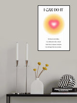 Motivational Aura Poster Poster och Canvastavla