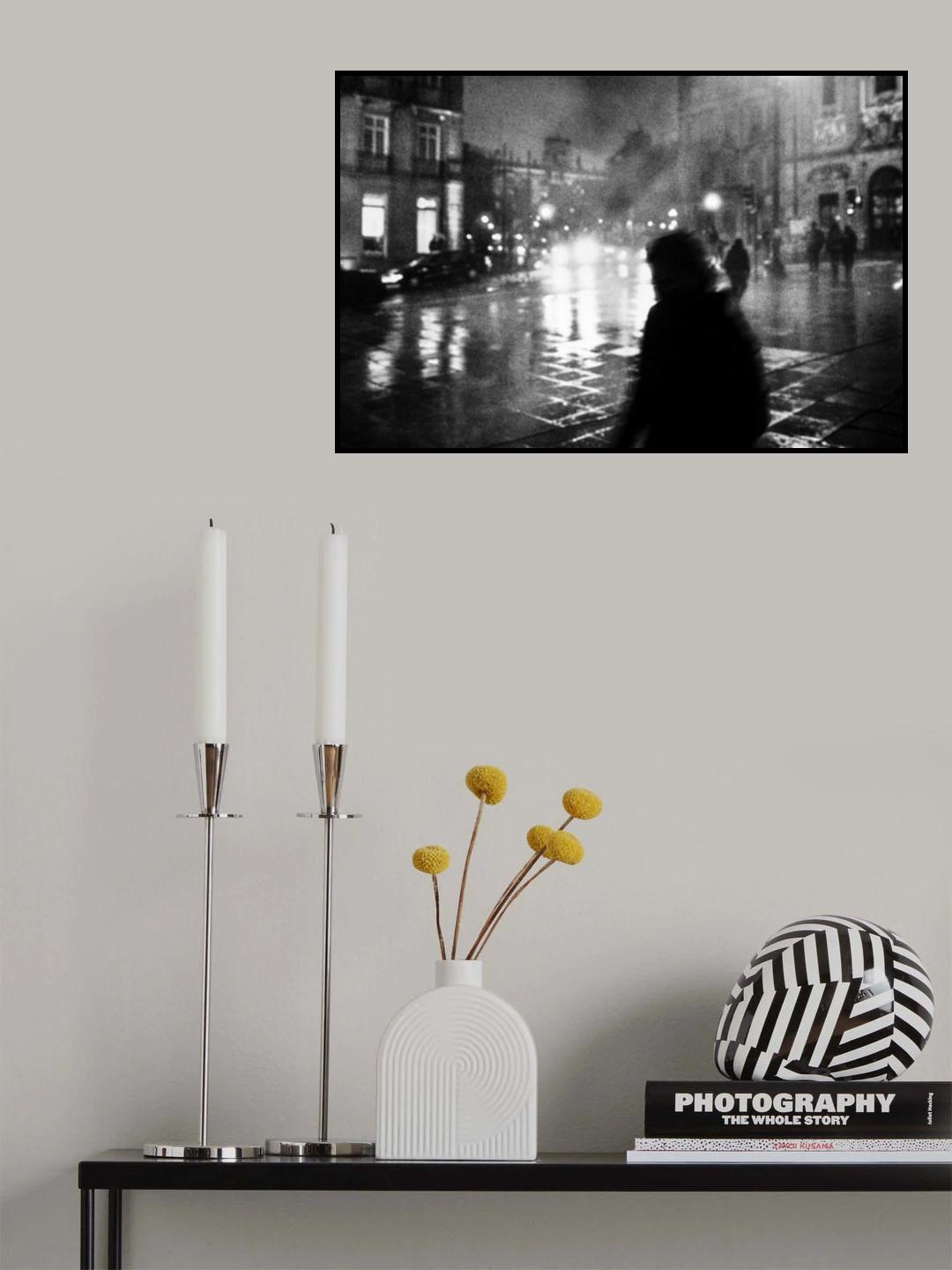 Smoking Night Poster och Canvastavla