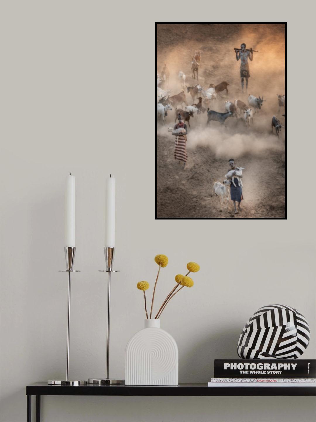 Dust and light Poster och Canvastavla