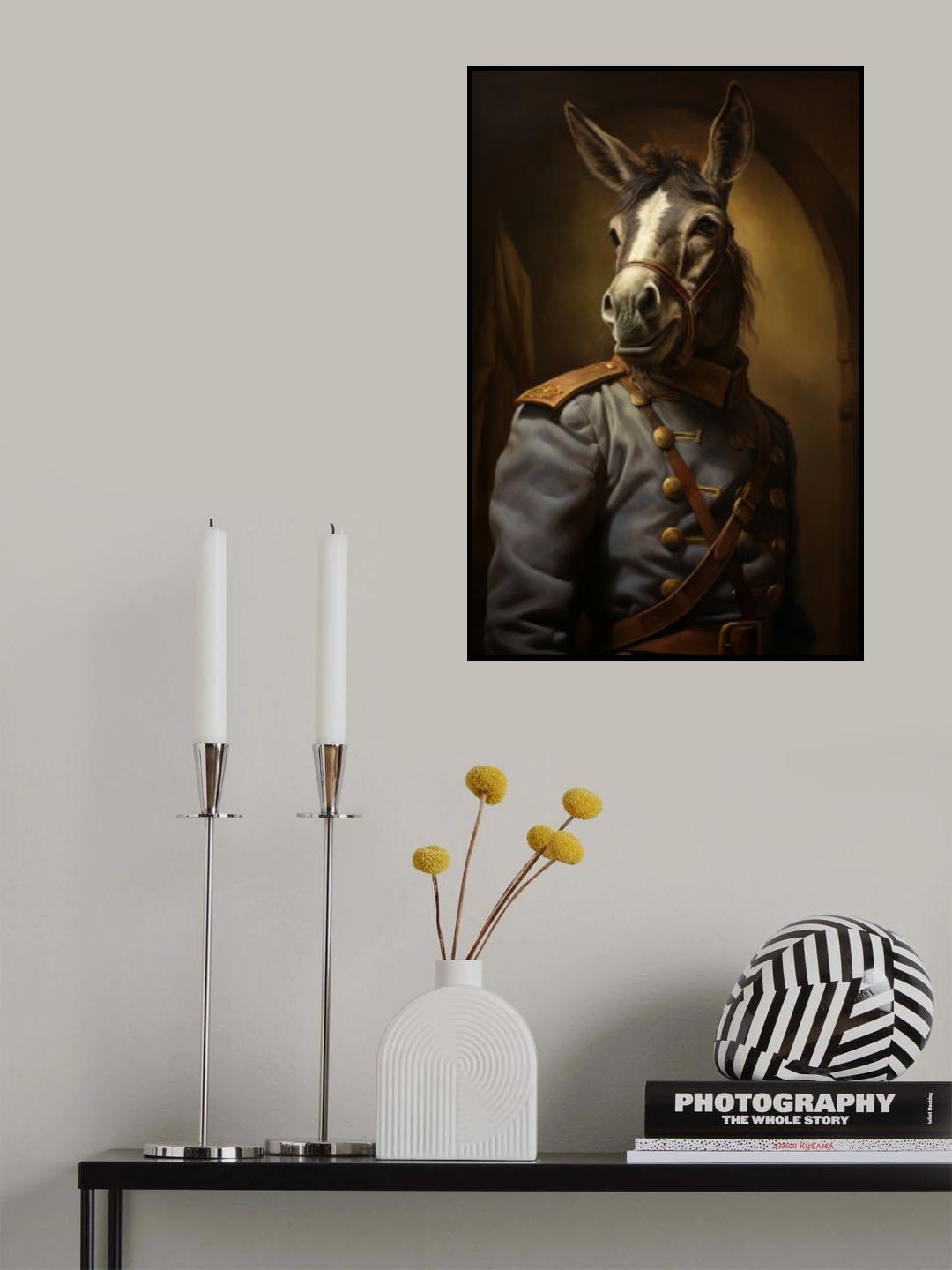 Donkey In Costume 3 Poster och Canvastavla