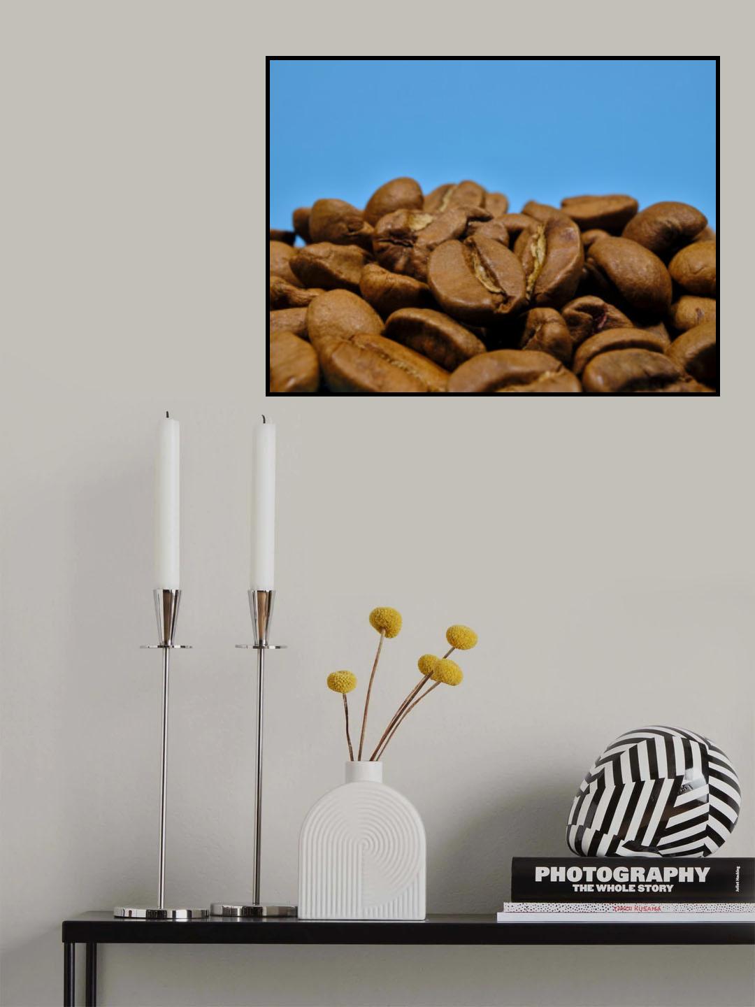 roasted coffee beans Poster och Canvastavla