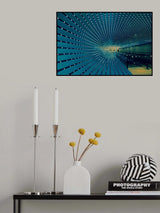 Blue tunnel Poster och Canvastavla