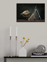 Moonfish and Pyramid construction Poster och Canvastavla