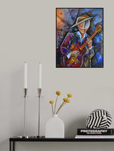 Phot 82Guitar Man6 Poster och Canvastavla