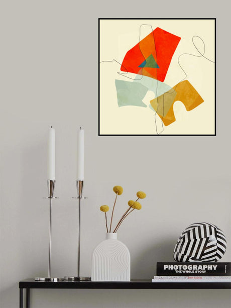 Shapes&lines4 Poster och Canvastavla
