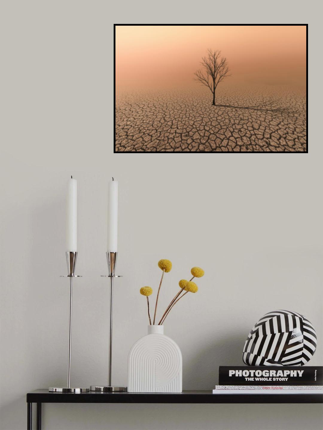 The collision of exhaustion and color Poster och Canvastavla