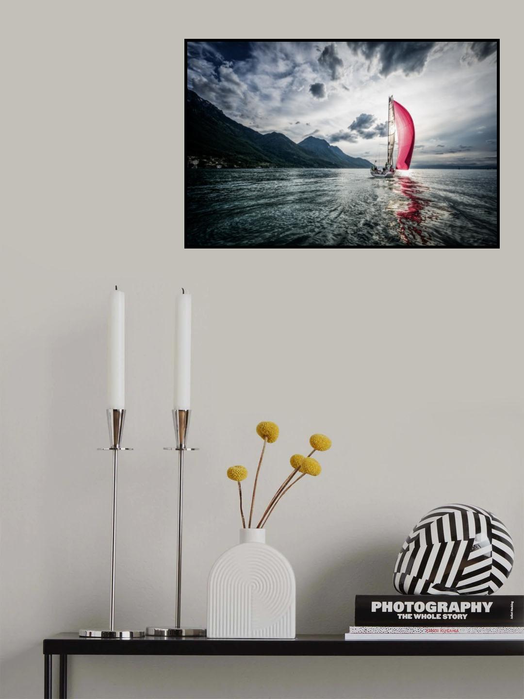 Léman Lake Poster och Canvastavla