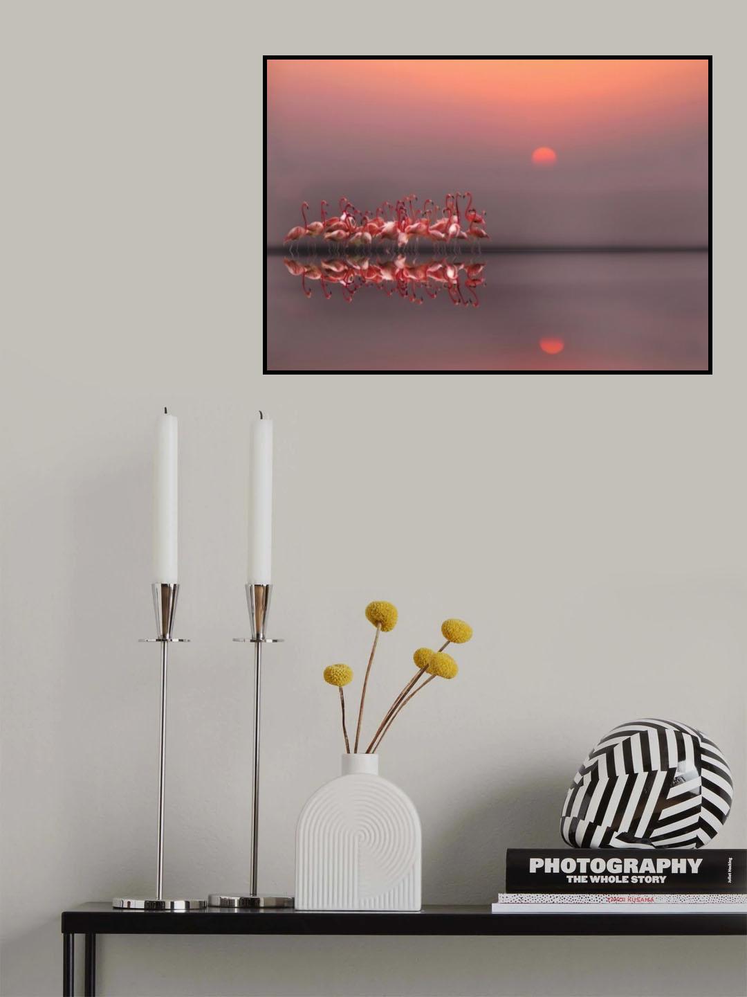 purple sunset Poster och Canvastavla