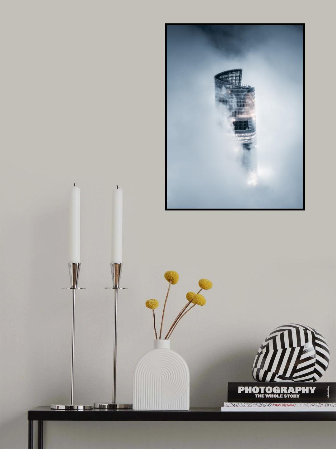 City on the Cloud Poster och Canvastavla