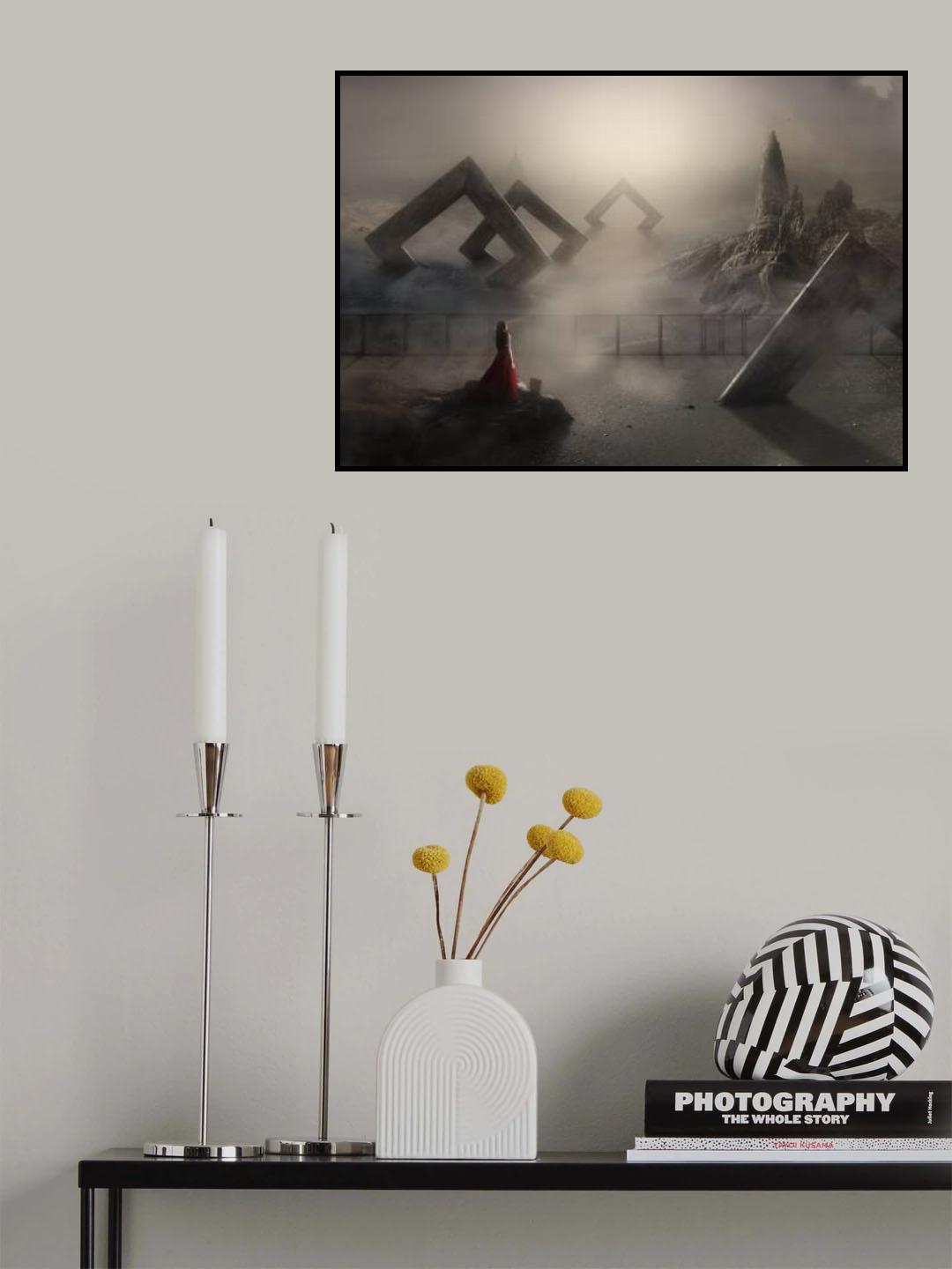No Entry Zone Poster och Canvastavla