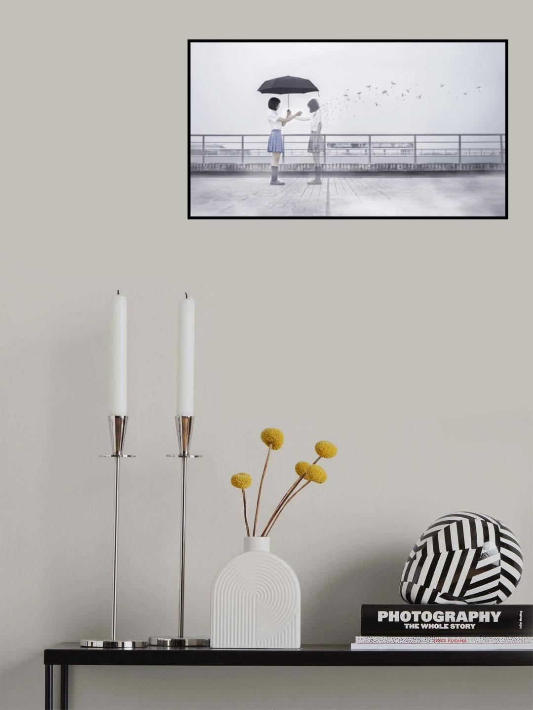 alone with … Poster och Canvastavla