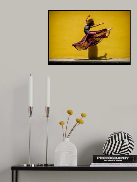 Ballet dancer jumping Poster och Canvastavla