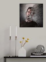 The dark side of my sketch III Poster och Canvastavla