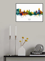 Sofia Bulgaria Skyline Poster och Canvastavla