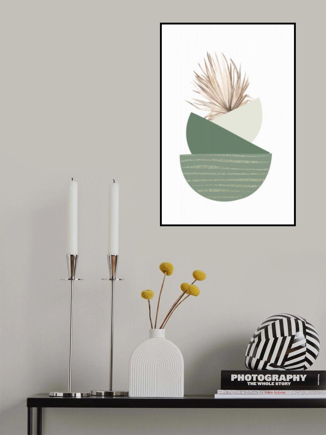 Green Boho 1 Poster och Canvastavla