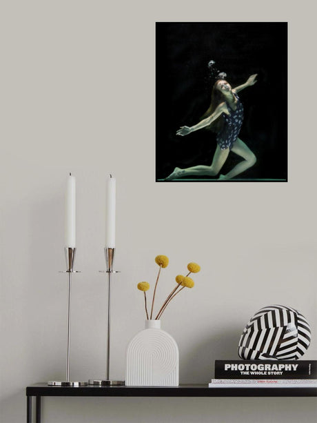 underwater artistic portrait shooting Poster och Canvastavla