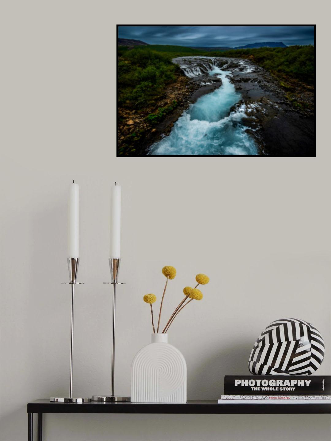 Bruarfoss Poster och Canvastavla