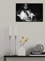 Boy and Goat Poster och Canvastavla