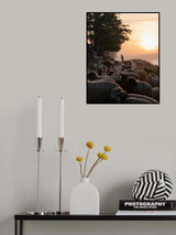 Shepherd at Sunrise Poster och Canvastavla