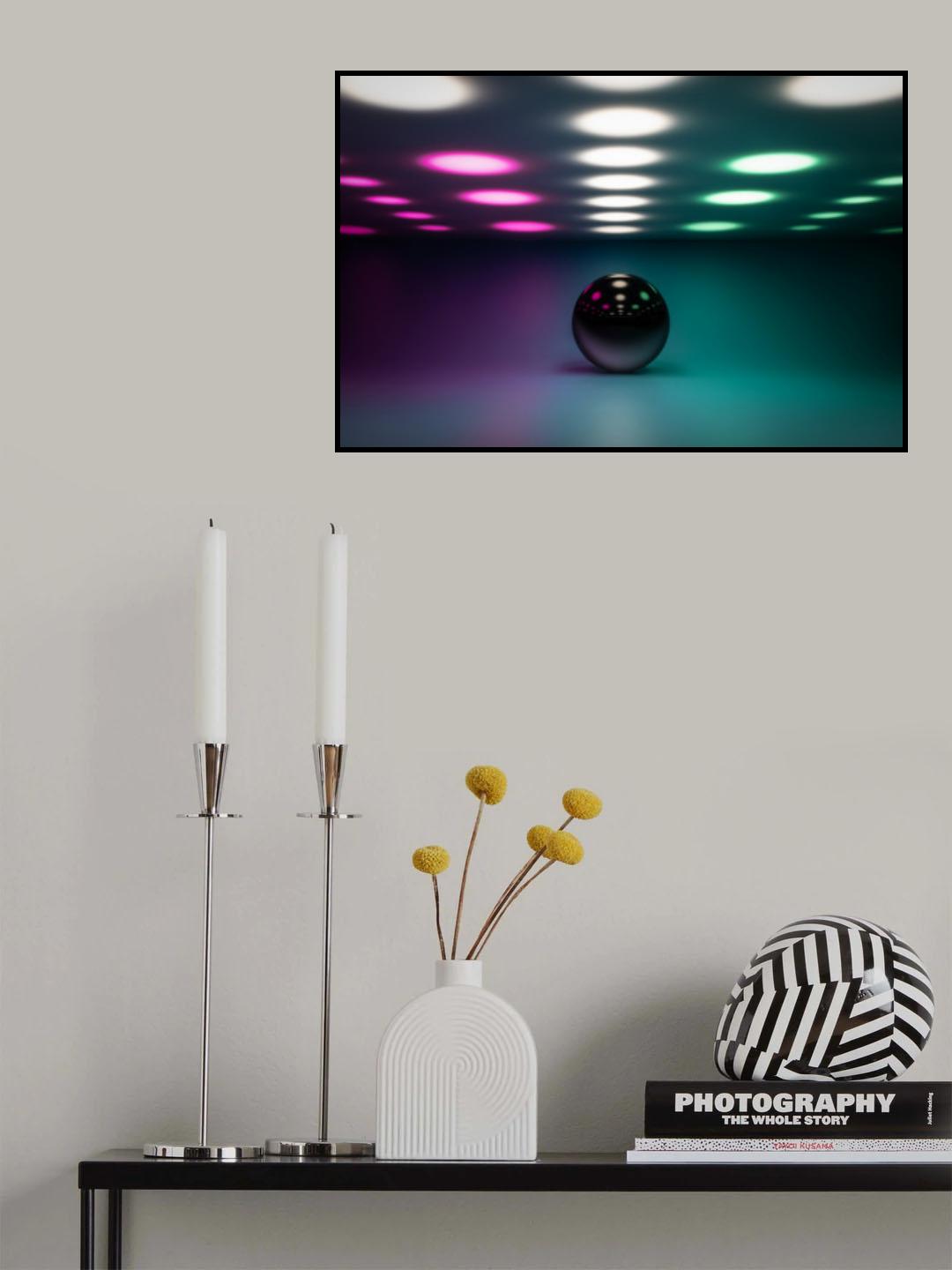 Psychedelic Poster och Canvastavla
