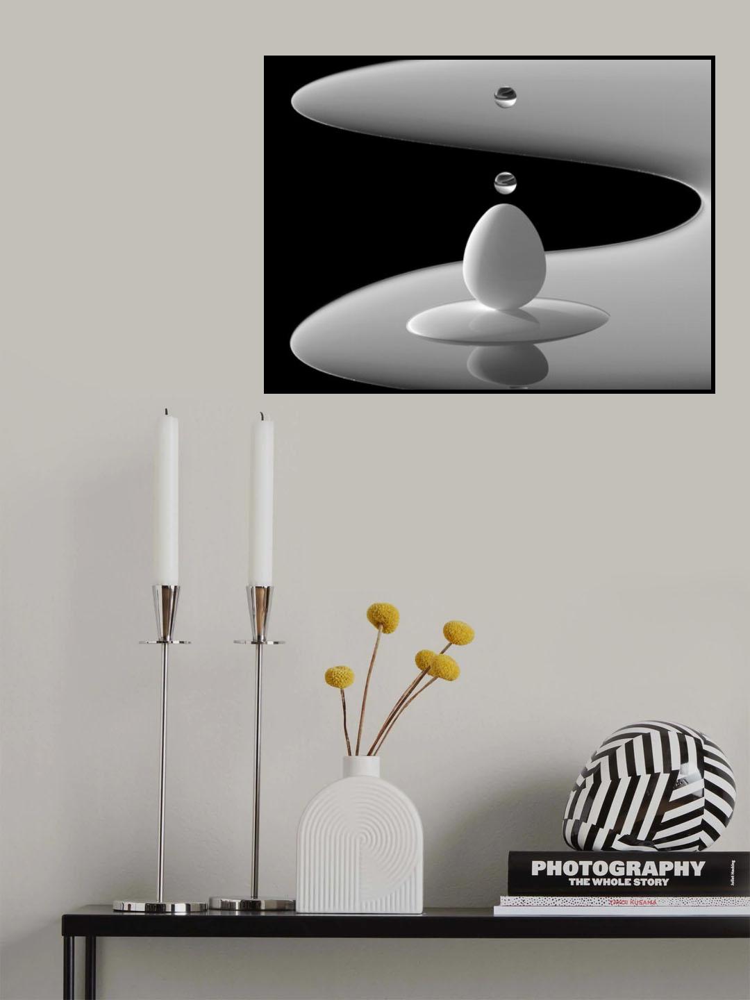 Drops and Curve Poster och Canvastavla