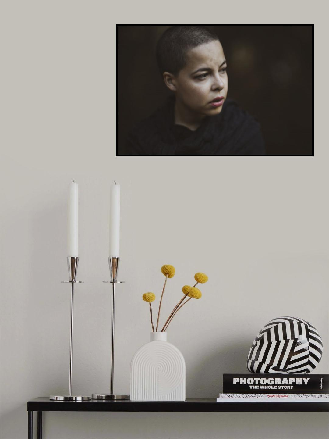 portrait of a young woman Poster och Canvastavla